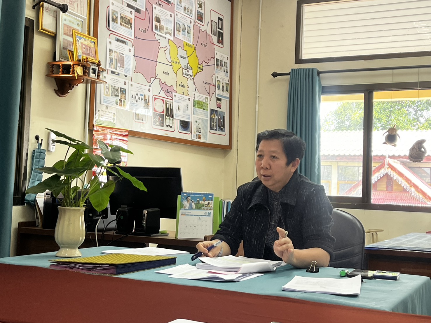 พช.แม่แตง : ประชุมเจ้าหน้าที่พัฒนาชุมชน ประจำเดือน กุมภาพันธ์ 2569